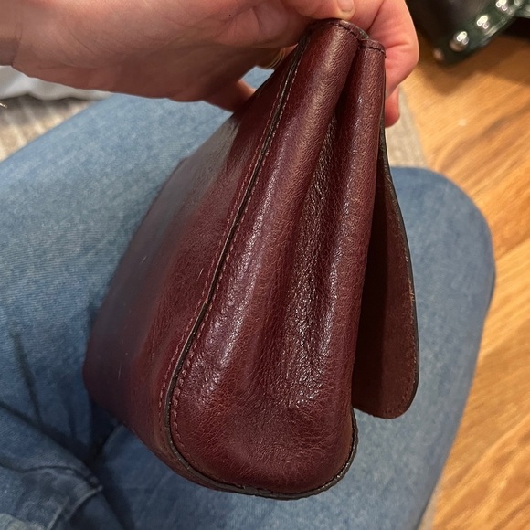 Mulberry Small Lily Flap Bag Oxblood EUC authentic Made in England - Picture 6 of 15